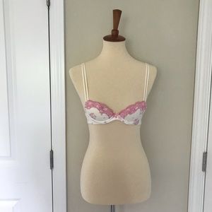 SOLD - Little Women Push Up Bra With Lace Detail